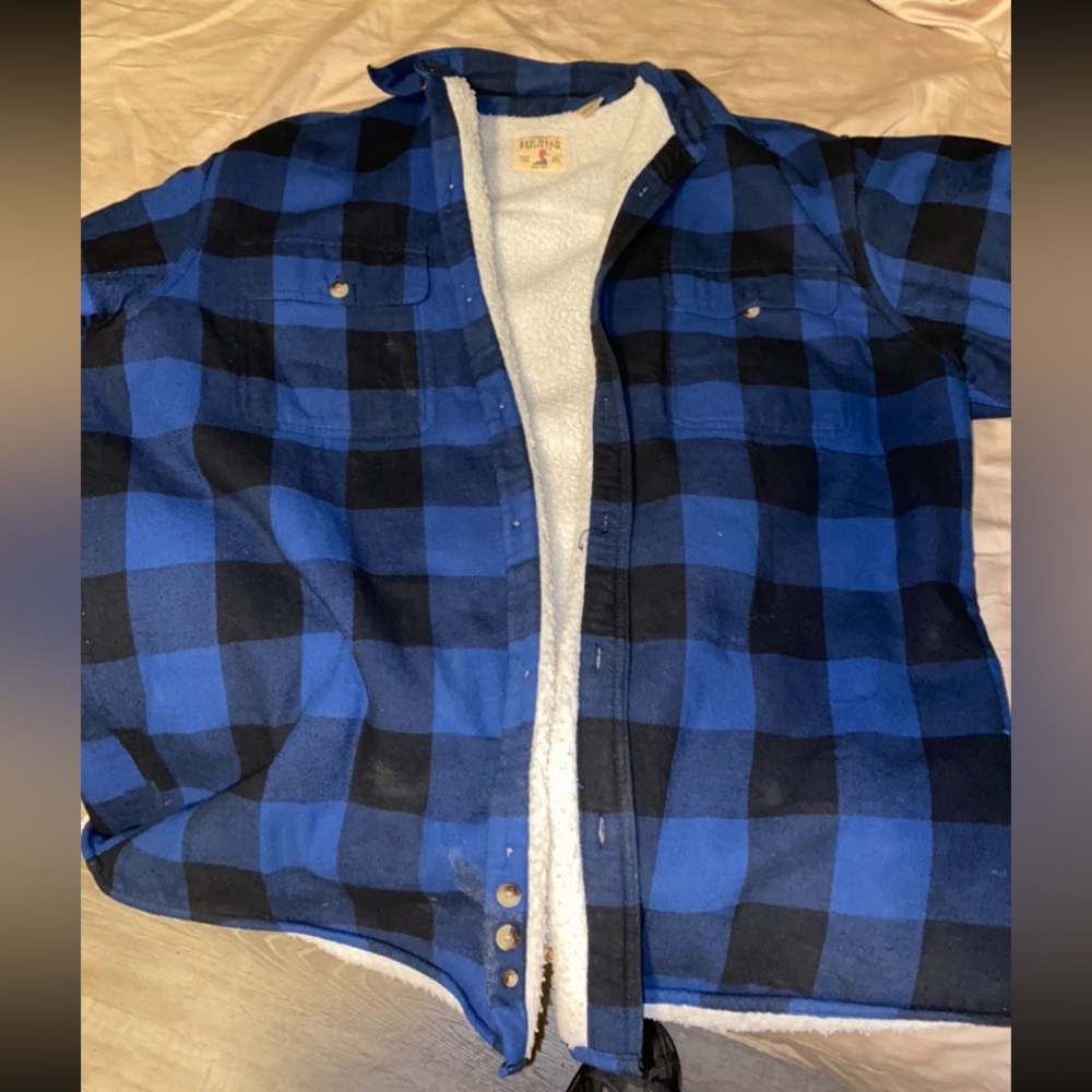 Redhead Brand fleece lined shirt jacket